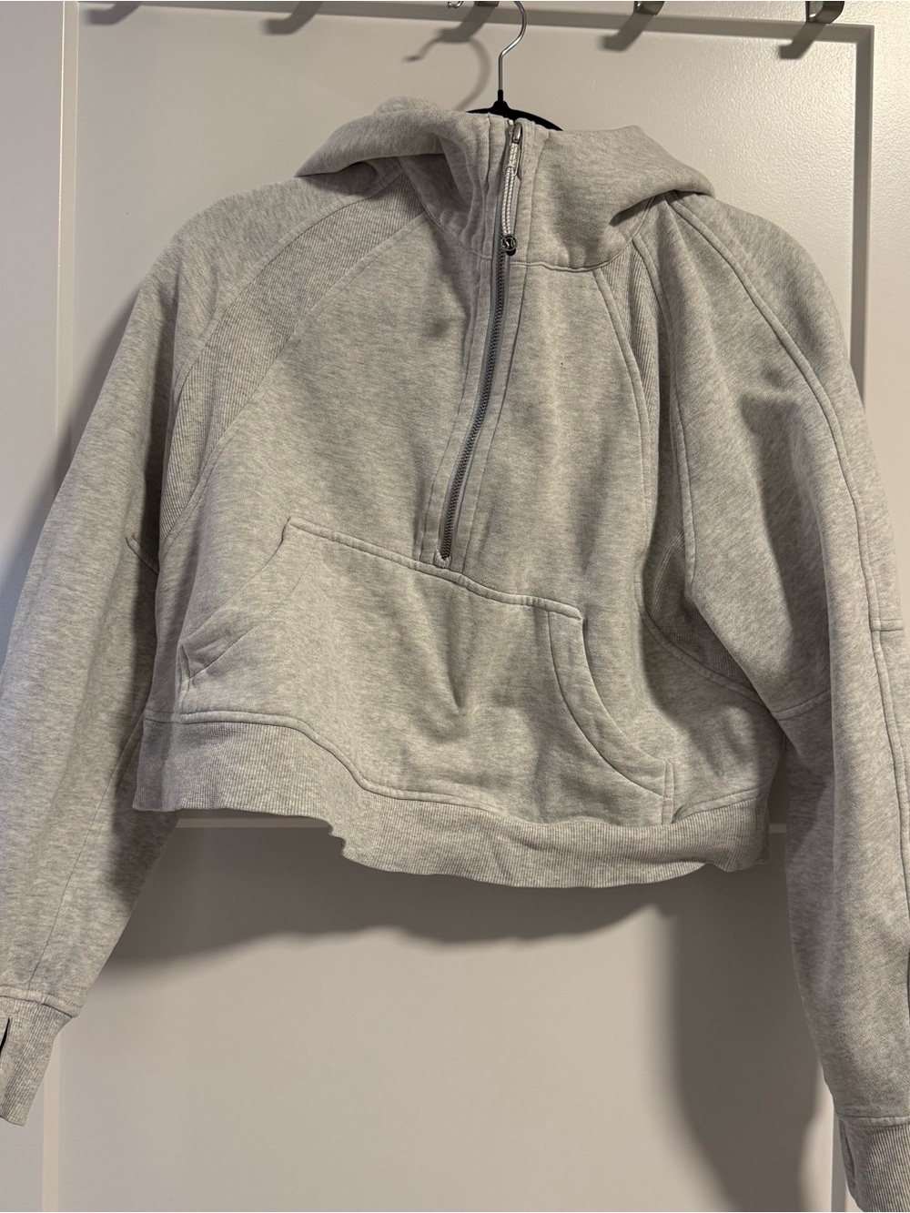 Lululemon Scuba Oversized Half-Zip Hoodie
Heathered Core Medium Grey